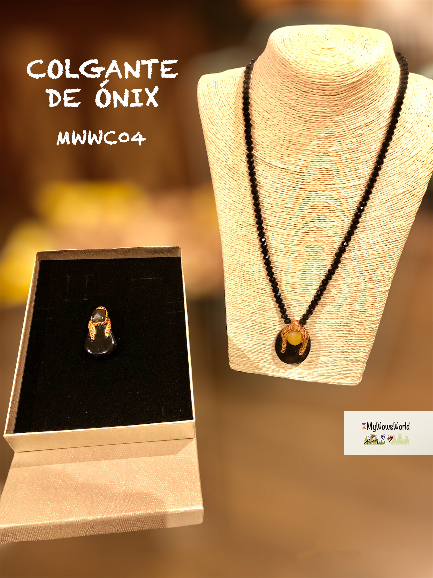 MWWC3-Colgante de Ónix