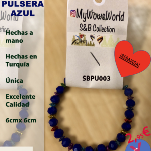 SBPU003-Pulsera Azul