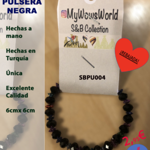 SBPU004-Pulsera Negra