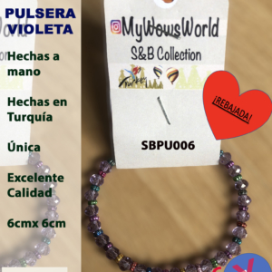 SBPU006-Pulsera Violeta