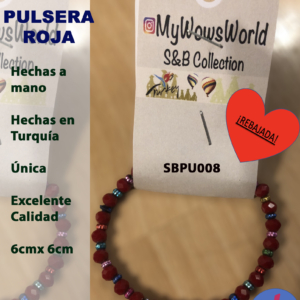 SBPU008-Pulsera Roja